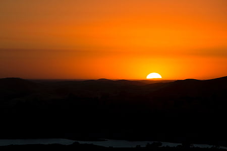 sunset over the horizon thumbnail