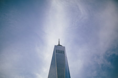 white freedom tower under white sky thumbnail