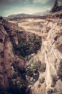 aerial photo of green and brown cliff thumbnail