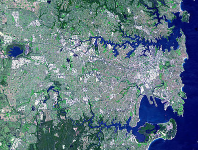 Satellite Image of the Sydney Metropolitan Area thumbnail