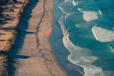 top view photography of body of water thumbnail