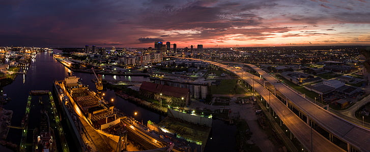 timelapse photography of city thumbnail