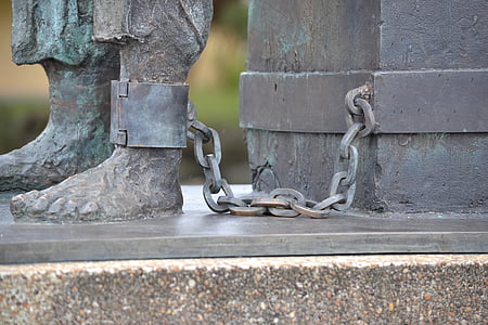 gray statue with chain thumbnail
