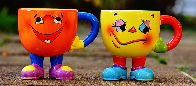 two cups outdoors thumbnail