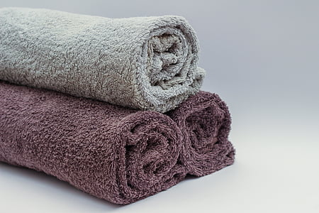 gray and two maroon textiles thumbnail