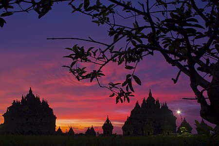 silhouette photography of castles thumbnail