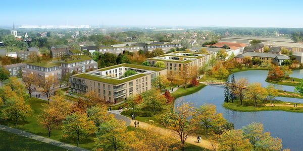 city building near body of water thumbnail