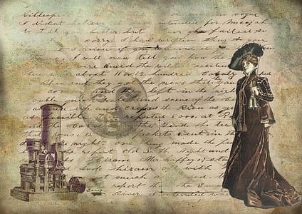 letter with woman print paper thumbnail