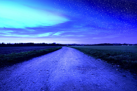 wide road under blue sky thumbnail