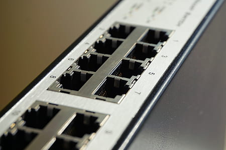 white and grey router port thumbnail