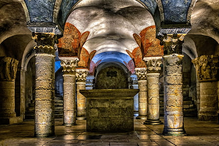temple interior illustration thumbnail
