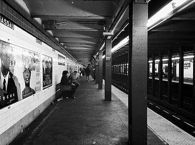 grayscale photo of train thumbnail