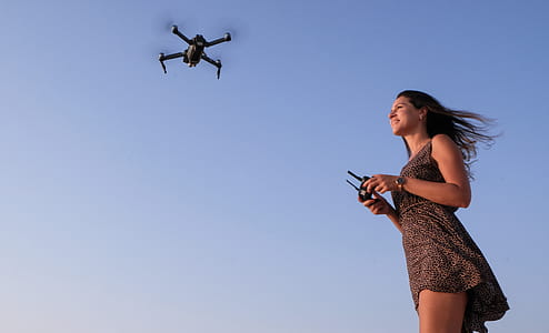 Woman Playing Drone thumbnail