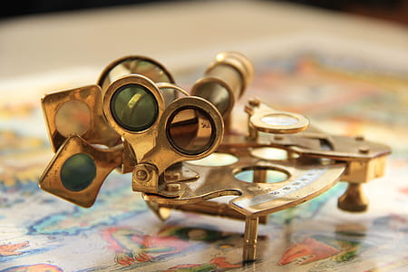 Close Up Photograph of Brass Mechanical Tool thumbnail