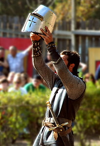 person wearing medieval soldier costume thumbnail