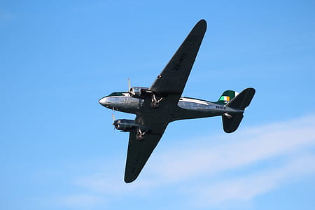 flying black and gray monoplane thumbnail