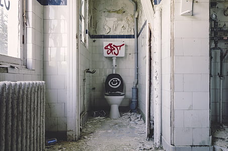 white and black toilet bowl thumbnail