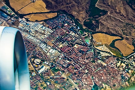 aerial photography of houses and buildings thumbnail