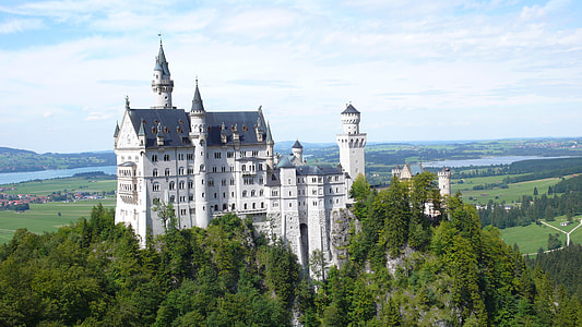 aerial photo of Hohenzollern castle thumbnail
