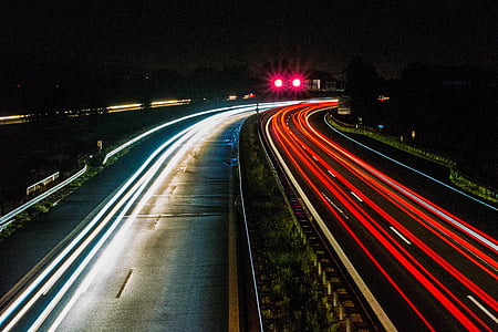 time-lapse photography of road light thumbnail