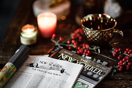 Books and Fresh Holly thumbnail