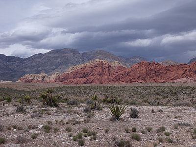 landscape photography of mountain under nimbus clouds thumbnail
