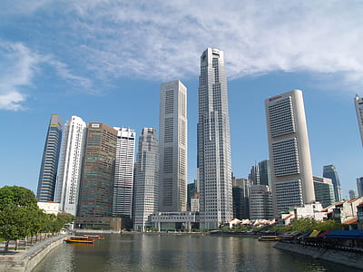 buildings behind body of water during daytime thumbnail