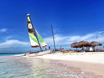 sailboat on shore thumbnail