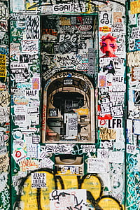 graffiti, street art, texture, urban thumbnail