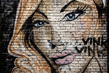 woman face wall art thumbnail