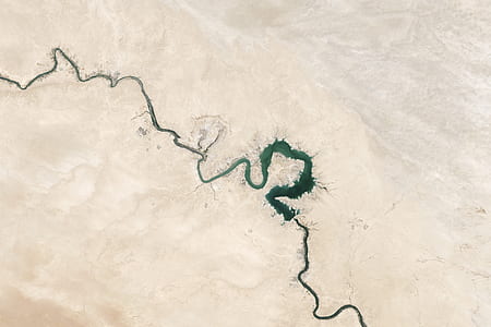 cracks, desert, dry, euphrates river, sand, topography thumbnail