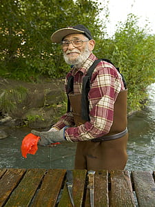 man wearing brown wader thumbnail