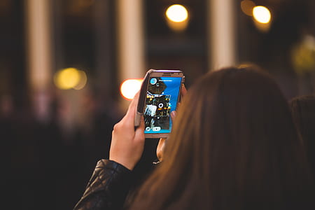 smartphone, girl, photo, snap thumbnail