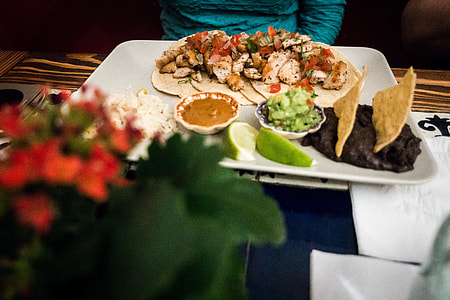 Chicken fajitas in a Mexican restaurant thumbnail