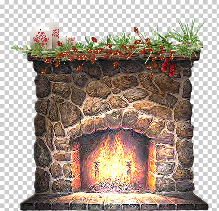 Christmas Fireplace Santa Claus Christmas Png Clipart Free