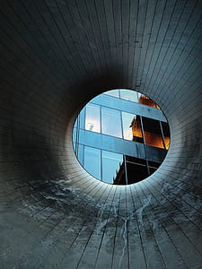 empty gray tunnel thumbnail