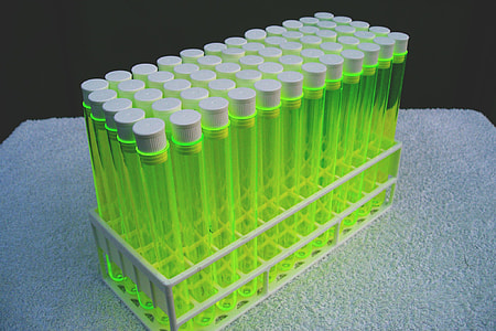 Chemistry tubes in laboratory thumbnail