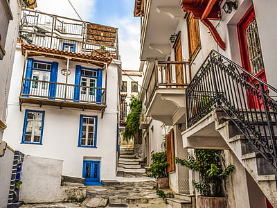 white wall paint concrete houses thumbnail