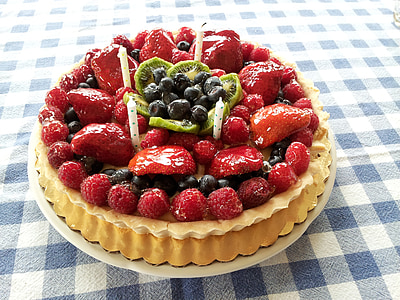 strawberry, kiwi, and blueberry tart thumbnail