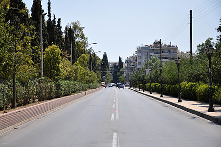 Dekelias Ave road in Nea Filadelfeia in Greece thumbnail