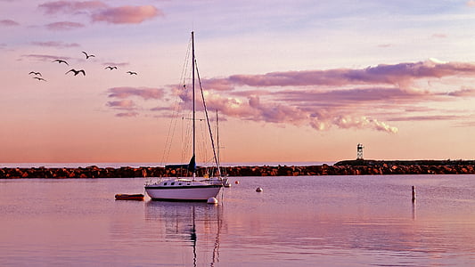 white yacht in body of water during daytime thumbnail