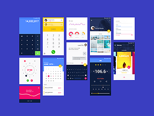 Small Material UI Kit sketch file sketch file