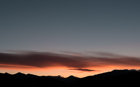 silhouette of mountain thumbnail