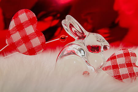 photo of clear bunny figurine thumbnail