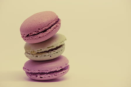 file of three French macaroons thumbnail