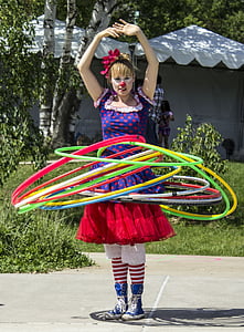 woman wearing red and purple polka-dot dress at daytime thumbnail