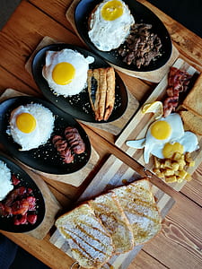bread, food, wood, meal thumbnail
