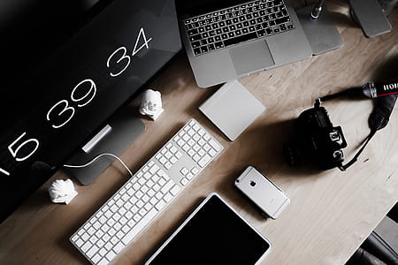 Creative Designer Photographer Workspace Desk Setup thumbnail