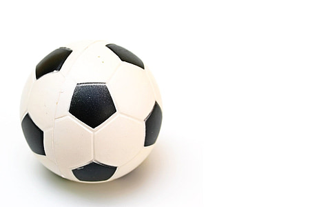 white and black soccer ball on white surface thumbnail