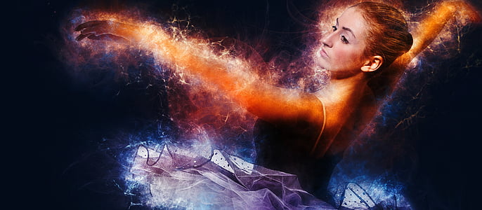 woman doing ballet dance edited photo thumbnail
